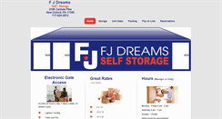 Desktop Screenshot of fjdreamsstorage.com